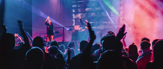 Espaço para eventos com pista de dança ABC